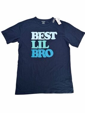 The Children's Place Navy Graphic 'Best Lil Bro' Tee